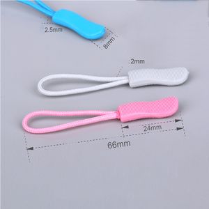 5/10 / 20pc Zipper Pull Puller Ext Fit Corde étiquette de remplacement Clip de remplacement Brokle Fixer Corde à fermeture éclair Corde de déplacement Sac de valise Tent Backpacktab