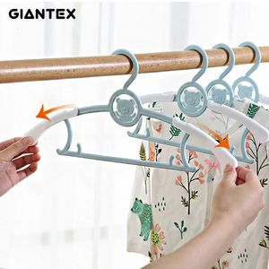 5/10/20 stks Baby Kleerhanger Flexibele Rekken Plastic Kleding Display Kids Hangers Ongemarkeerde Kinderen Jassen Hanger Organizer 240118