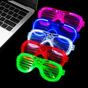 Lunettes lumineuses LED en vrac, 5/10/25 pièces, 5 couleurs, fournitures de fête, néon, cadeaux de fête pour enfants et adultes