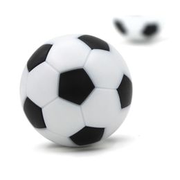 5/10 / 50 / 100pcs table de football ballon de football plastique plastique 28 mm balles de football noir et blanc mini accessoires de football de table de table