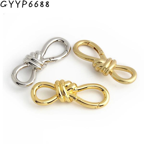 5-10-50PCS Anillo de puerta de resorte de metal abierto para bolsos Manijas Bolso Correa de hombro Correa Cadena para perro Broche a presión Clip Ganchos Accesorios 240110