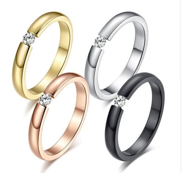 5-10 nuevos anillos de dedo de acero inoxidable con logotipo fluorescente brillante del Señor de un anillo para mujer, joyería de moda, envío directo