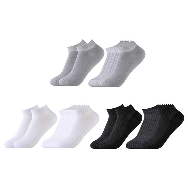 5/10 paires de chaussettes basses pour hommes et femmes, demi-chaussettes courtes, chaussettes de sport X0710