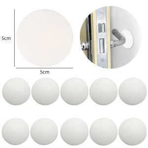 5/10pc Blanc Door Stops Rubber Wall Protecteurs Garde