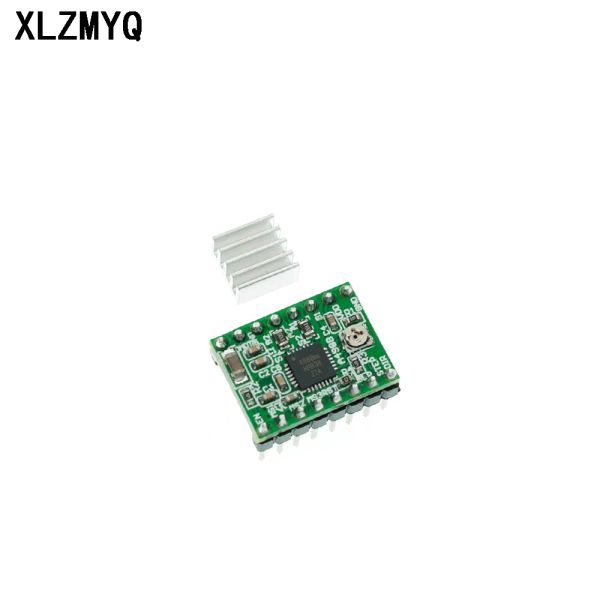 5-10pcs A4988 Módulo del conductor del motor paso a paso con disipador térmico + disipador de calor piezas de impresora 3D para skr 1.4 gtr v1.0 mks gen v1.4 tablero