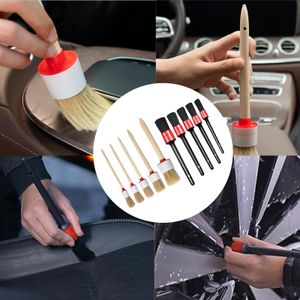 5/10pcs Détail de la voiture Brosse du kit de détail de la voiture Détails de la voiture Brosse de voiture polyvalente pour le camion de voiture à vélo de vélos à vélo