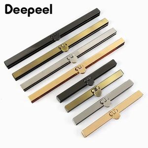 5 / 10pcs Sacs métalliques Deepeel Cadre du portefeuille Poignée Bar Bar Bree Stand Clasp pour faire des sacs de décoration de décoration de couture de sacs 240401