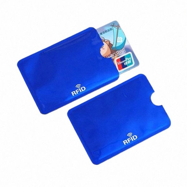 5/10pcs Hot RFID Protecteur de carte de crédit Anti-vol Blocage Titulaire de la carte Protecti Bank Card Case Sleeve Skin Case Couvre s00x #