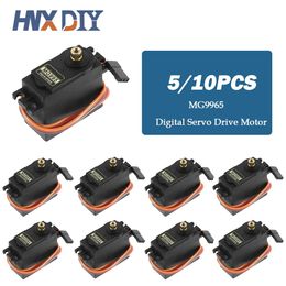 5 / 10pcs MG995 pour arduino metal wear servo moteur couple haute vitesse diy rc voiture robot hélicoptère modèle télécommande avion