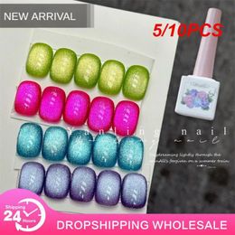 5/10pcs vernis à ongles liangze brillant appliquer uniformément le gel de gel d'huile de ongles en cristal collet Haute saturation Cats naturels gel oculaire 240509