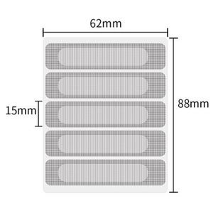 5/10pcs Écran Autocollants de réparation Correction de la fenêtre de filetage net Écran de la fenêtre Home Anti moustique Fly Bug Repreater Screen Patch Stickers Door Curtain