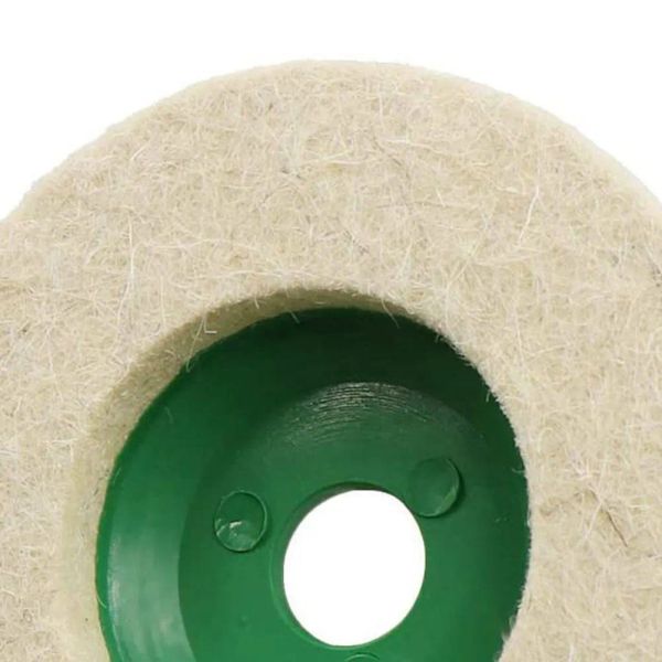 5/10 piezas de lana de pulido de fieltro de lana disco resistente al desgaste de 125 mm almohadilla de huerto 4 pulgadas para el auto metal de mármol cerámica de vidrio