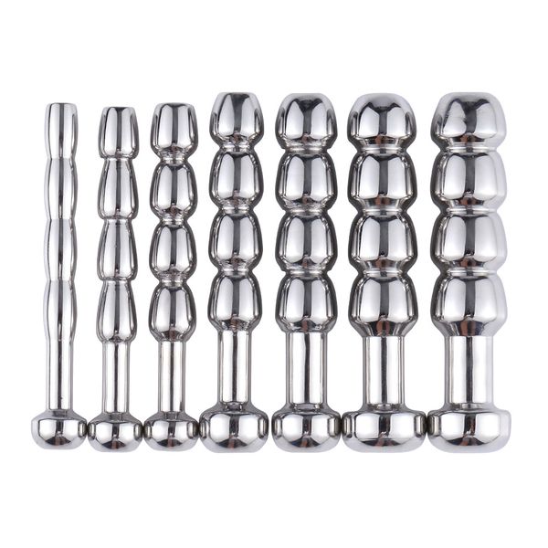 5-11mm Cathéters En Acier Inoxydable Sons Inserts De Pénis Dilatateur De Stimulation Cathéter De Chasteté Pénis Plug Dispositifs De Chasteté Masculine Sex Toys