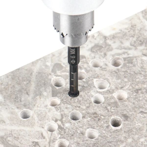 5-16 mm tige hexagonale braquée en céramique sec bit de foret en marbre Granite Vitrified Tile Hole Overniter Diamond Drill Bit Bit Saw