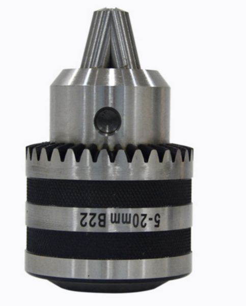 Mandrin de perceuse à clé de Type lourd monté sur B22 de capacité 5-20mm pour perceuse d'établi CNC mandrin conique de 22mm