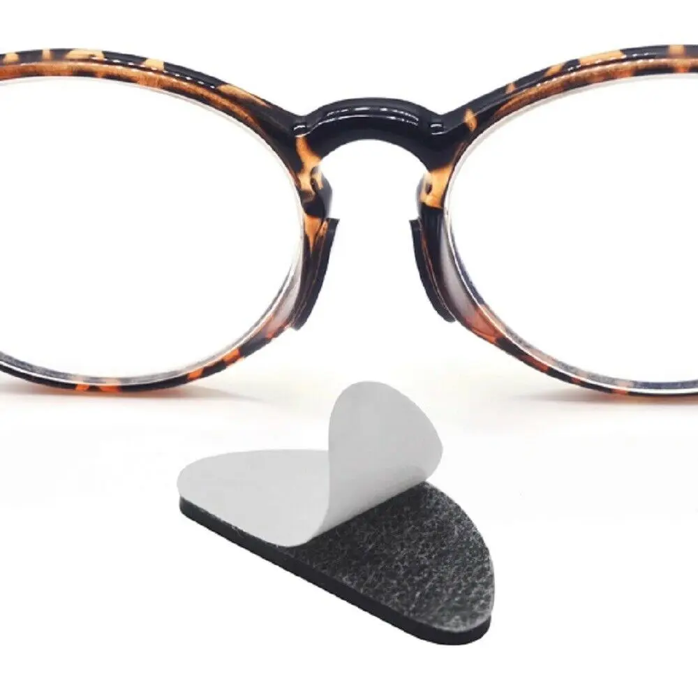 5/20ペアグラスノーズパッド接着シリコンノーズパッドメガネ用のスリップ透明な黒い薄いノーズパッド眼鏡サングラス新しいサングラス