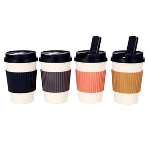 5,4 pouces Mini tasse à café tuyaux de barboteur d'eau Bong narguilé Portable acrylique fumer tuyau à main plates-formes pétrolières avec bol de tabac Dab Rig Bongs