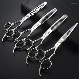 5.5/6/6.5/7/7,5 inch Barber Hairdresser's Scissors Hair Snip Set Hairdressing Supplies 440C Salon Dunning Clipper