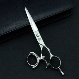 5,5 / 6 "Japanse 440c Swivel Hair Scissors Kappers Schaar Kapper Dunning Roterende Duim Shears Swivel Schaar Rotary