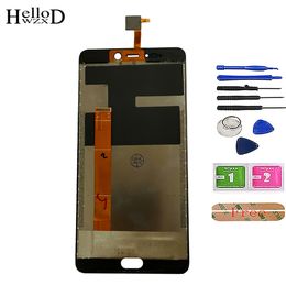 LCDS de 5.5 "para visualización LCD de Leagoo T5 T5C con panel de pantalla táctil Lente de sensor de lentes Conjunto de reparación de paneles de reparación