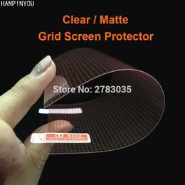 5 6 7 8 Inch Universal Clear Glossy / Anti-Glare Matte DIY Grid Screen Protector Beschermende Film Guard voor Telefoon GPS Camera L230619