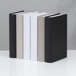 5/6 Modern Simple Fake Book Decoratie Solid Color Fashionable Coffee Table Book Pography Props Living Room Decoration 240508