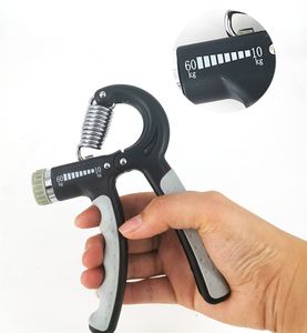 Pinza pesada ajustable de 5-60Kg para ejercitar la mano, agarre FatGrip para aumentar la fuerza de la muñeca, pinza para el dedo del resorte, expansor carpiano