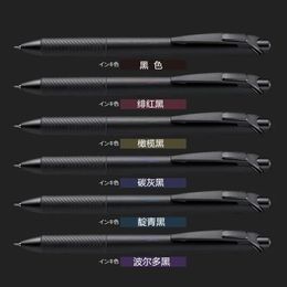 5 / 6pcs Pentel Energel Gel Pen BLN75A 20e anniversaire Limited Black Retractable Gel Pen Bureau et Student Stationery 240517