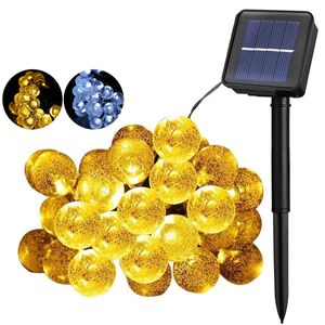5/7/12 / 22M Solar Powered LED String Light Strip Waterdichte Outdoor Tuin Decor - 5m Warm Wit