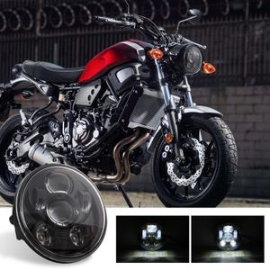 5.75 inch Motorcycle LED Lighting Yellow and White Headlight Motor Modified Lamp Universal Bright Light