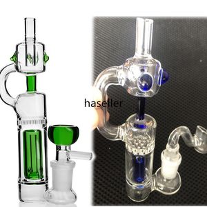 5,9 inchs percolator waterleidingen Dikke glas Bong Hookahs Shisha Recycler DAB Rigs sigarettenaccessoire met 14 mm kom