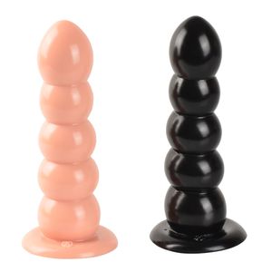 5 ballen anale kralen grote butt plug met zuignap anale plug seksspeeltjes voor vrouw volwassen g-spot stimulator J1624