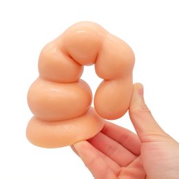 5 bolas Butt Plug cuentas anales consolador pene ButtPlug masturbación parejas gran dilatador sexy adultos juguetes para hombres mujeres Gay