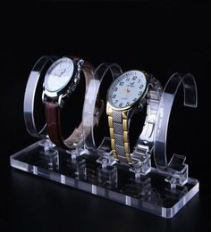 5 Bits haute qualité montre-bracelet présentoir support support acrylique transparent bijoux bracelet table spectacle stand décoration organisateur di7872273