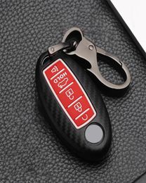 Étui pour clé de voiture en Silicone à 5 boutons, pour Nissan Rouge Maxima Altima Sentra Murano Qashqai, coque de télécommande sans clé, support de peau 2634805