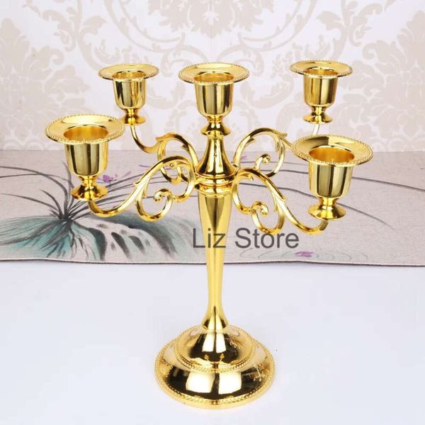 5 Candle métal 3 Retro Arms Holder exquis Mariage de mariage Dîner Romance Accesstes Romance Europe