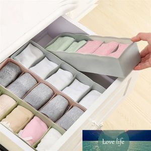 5-cellen sokken stropdas thuis organizer ondergoed beha container multifunctionele plastic huishoudelijke opbergdoos