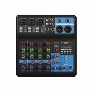5-channel Professional Mixer Computer Stage Recording USB Sound Card High Low Tone Bluetooth DJ Model Number Certification