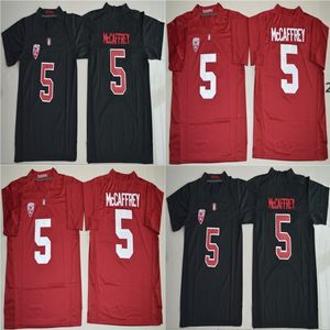 5 Christian Mccaffrey Jersey 2016 Nieuwe Heren Seizoen Stanford Cardinal Jerseys Hoge Rood Zwart Ed College Voetbalshirts Maat M-xxxl