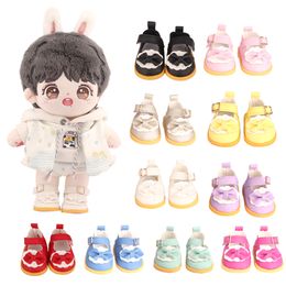 5 cm Panda Bow Leather Doll Shoes for Russia, Lesly, Lisa, Nancy Dolls Mini Doll Accessories Boots for American 14 Inch Girl Doll