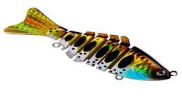 5 couleurs 95cm 15g ABS Abs Pêcheur pour la truite Bass Trout Multi-articulatés Sweking Binking Bionic Swimming Lures Bass Freshwater S7096993