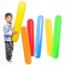 5 kleur opblaasbare ballonluchtstick kinderen buitenspellen familie cheer stick rekwisieten kleurrijke ballon kid water sport 240411