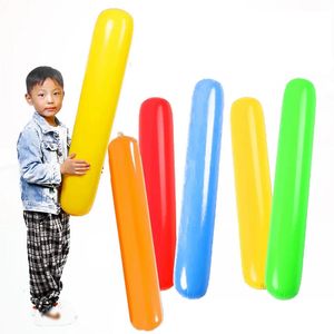 5 couleurs gonflables ballon air bâton enfants jeux de plein air familial joyeuses accessoires colorés pour enfants sports 240416