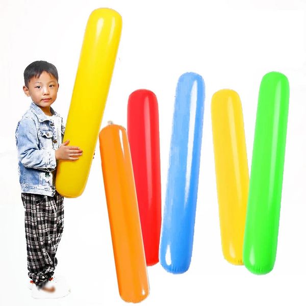 5 colores globos inflables Air Stick Niños al aire libre Apoyos de alegría familiar Colorido globo para niños Sports 240411