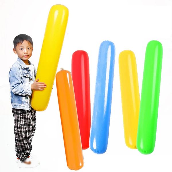 5 colores globos inflables Air Stick Niños al aire libre Juegos Familia Cheer Stick accesorios Colorido Globo Kid Water Sports 240408