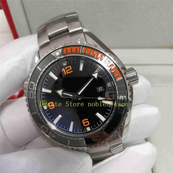 5 couleurs Real Po Cal 8900 montre hommes de qualité supérieure cadran noir 600M lunette en céramique orange Bracelet en acier inoxydable hommes Sport 2761