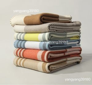Couvertures en laine jaune 5 couleurs, couverture assortie H identique au magasin, épais, canapé de maison, bonne qualité, 90% laine, 10% cachemire