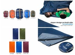 5 kleuren 19075cm buiten draagbare envelop slaapzakken reistas wandel camping apparatuur buitenuitrusting beddengoed benodigdheden cca1178884408