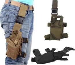 5 kleuren verstelbare tactische putte dijbeen shouder pistool pistool holster zakje camping wraparound outdoor jacht accessoires9991436