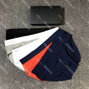 5 Couleurs Classique Mode Hommes Tendance Slip Homme De Luxe Designer Marques Haute Qualité Casual Sport Coton Boxers Shorts Sous-Vêtements